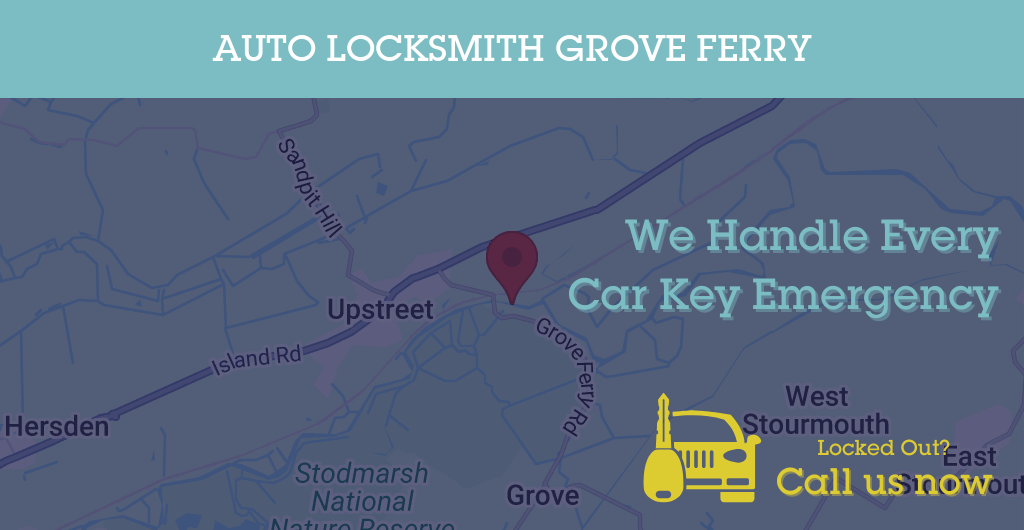 Auto Locksmith Services in Grove Ferry - CT postcode