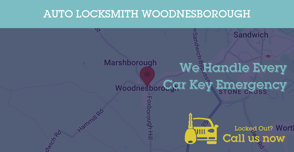 Auto Locksmith Services in Woodnesborough - CT postcode
